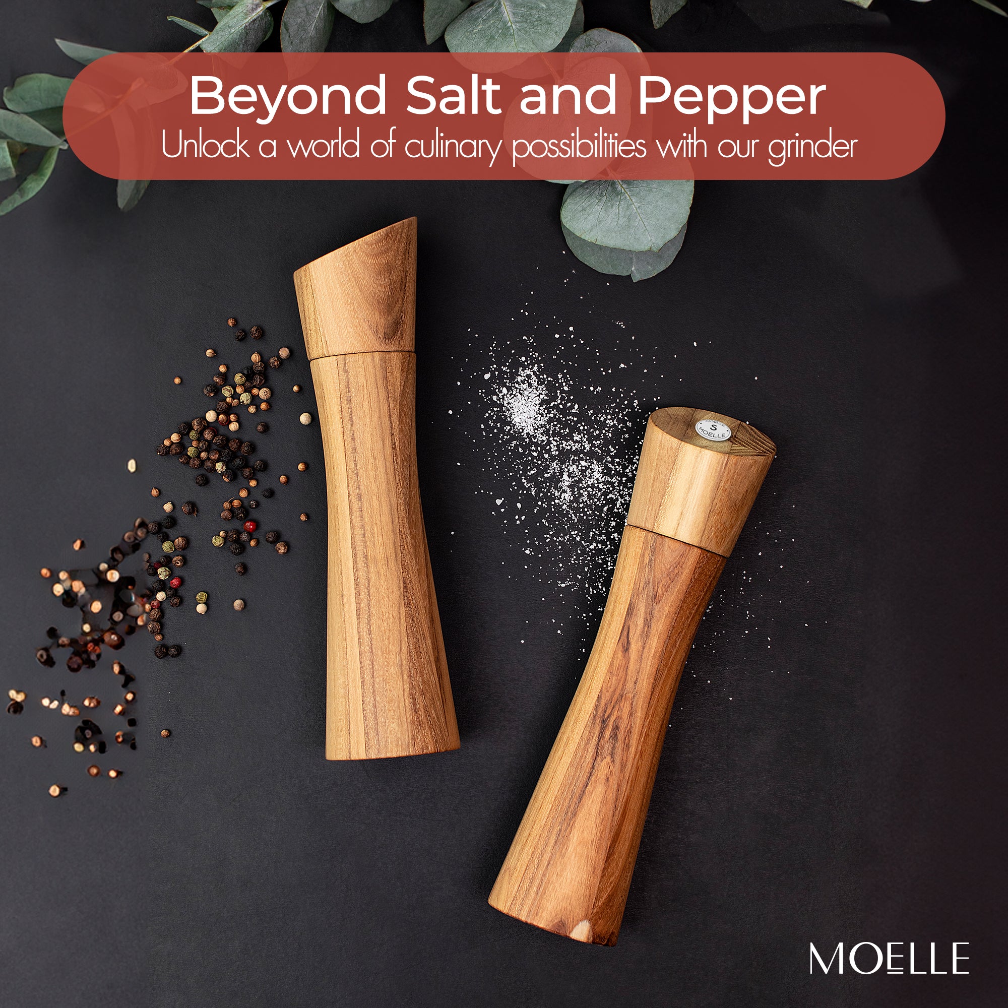 Wood on sale pepper mill/pepper grinder - teak